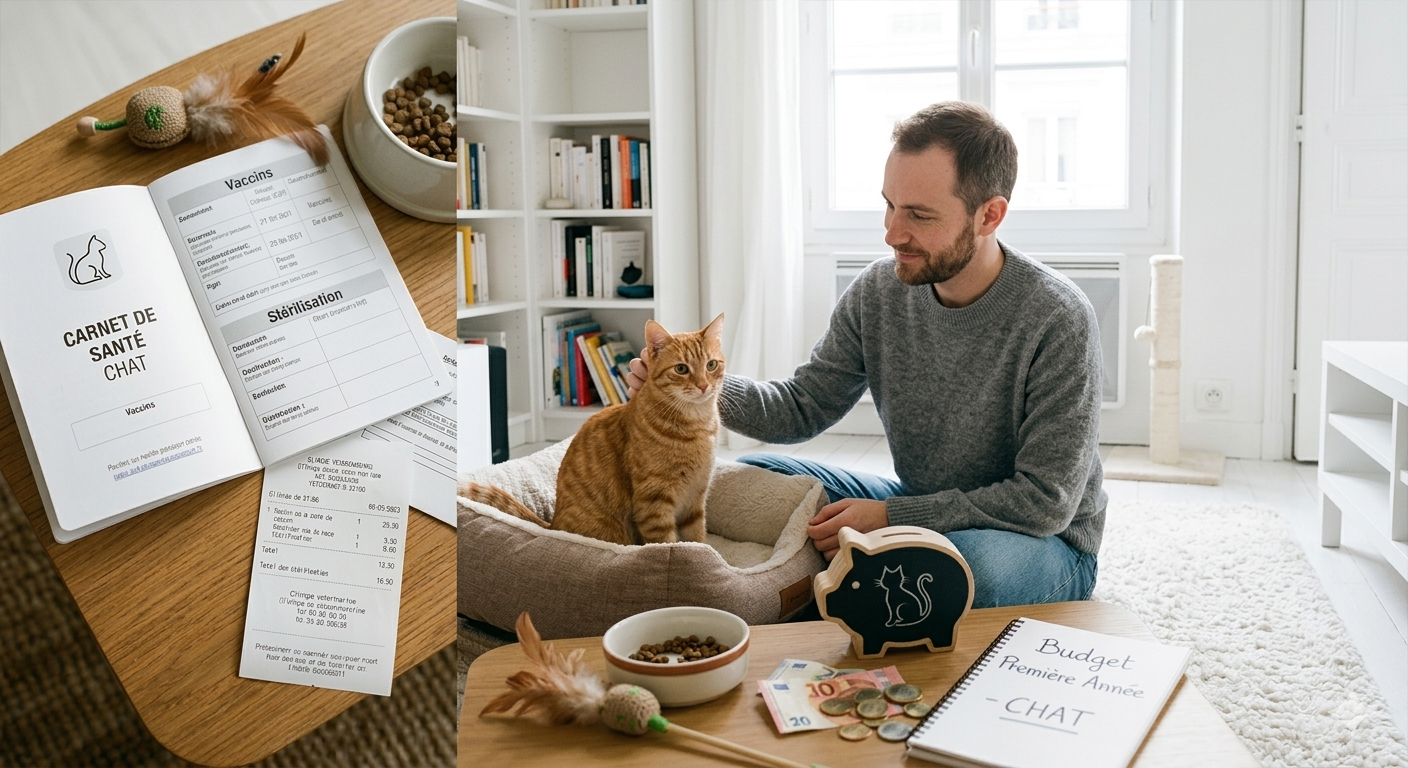 Combien coûte un chat la première année ? Budget complet 2026