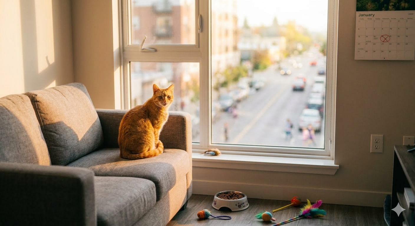 Combien de temps peut-on laisser un chat seul ? Durées et conseils