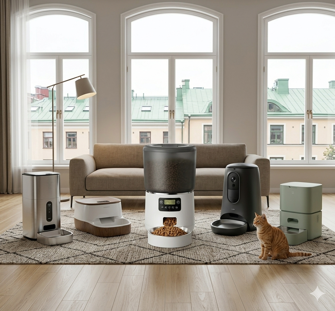 Quel distributeur de croquettes automatique choisir pour son chat ?