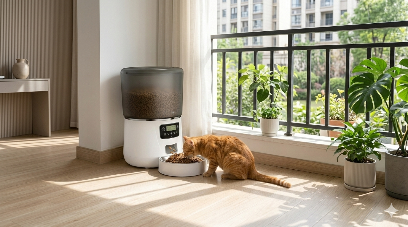 Quel distributeur de croquettes automatique choisir pour son chat ?