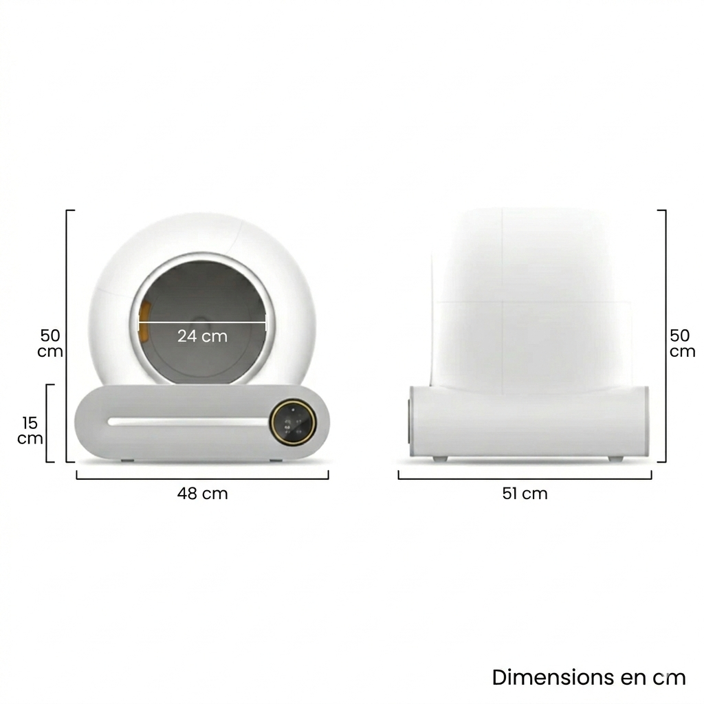 Litière automatique et intelligente pour chat