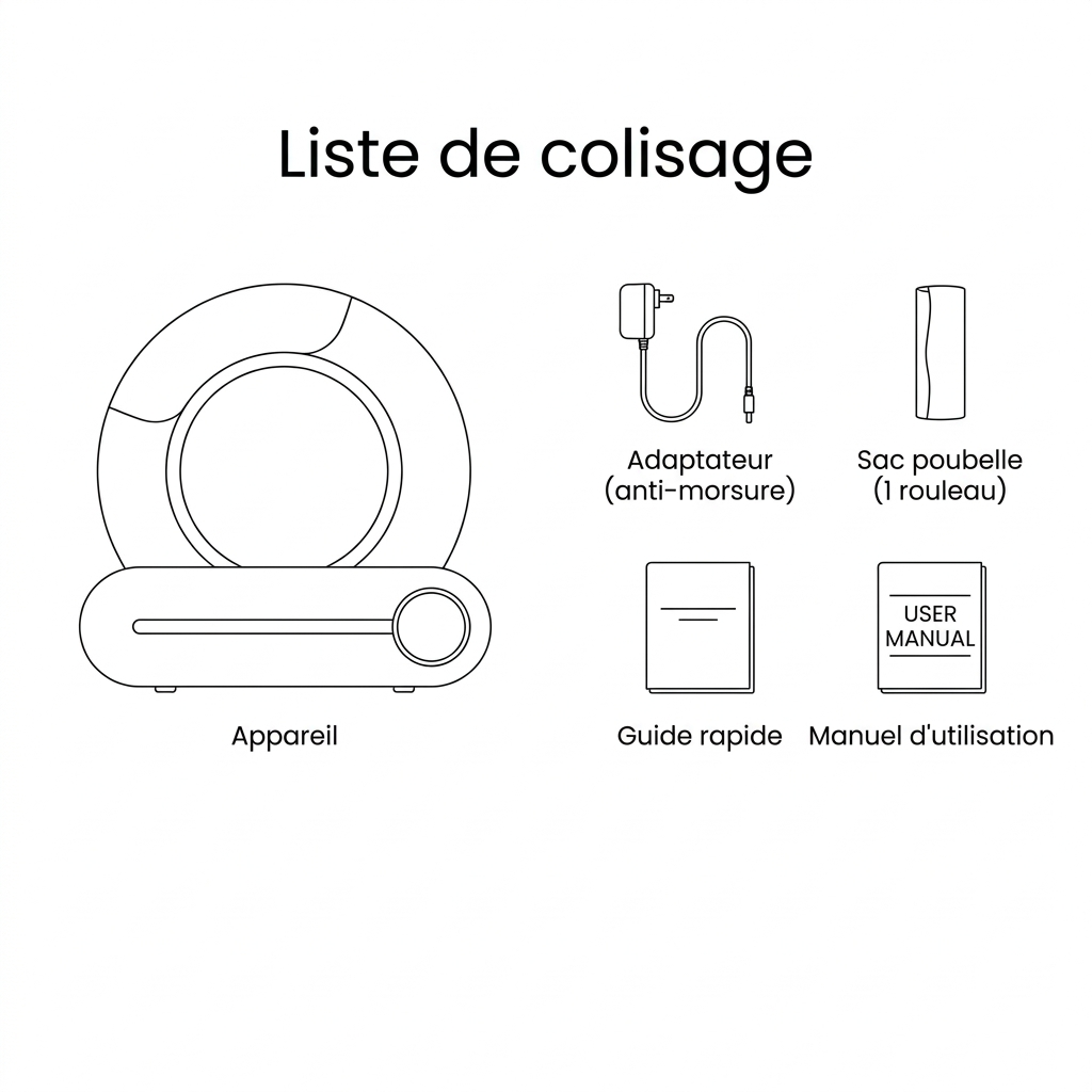 Litière automatique et intelligente pour chat